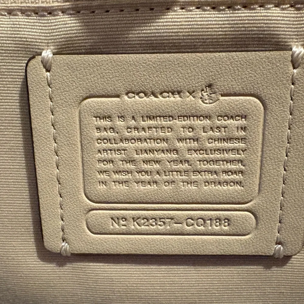 Coach Lunar New Year of the Dragon Tote *Hard to Find* Limited Edition - Picture 3 of 13